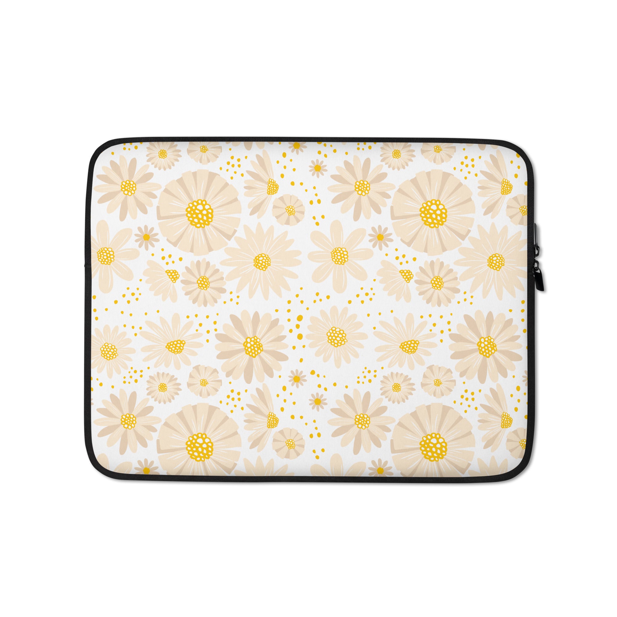 Daisy Floral Light Laptop Sleeve - 13 Inch