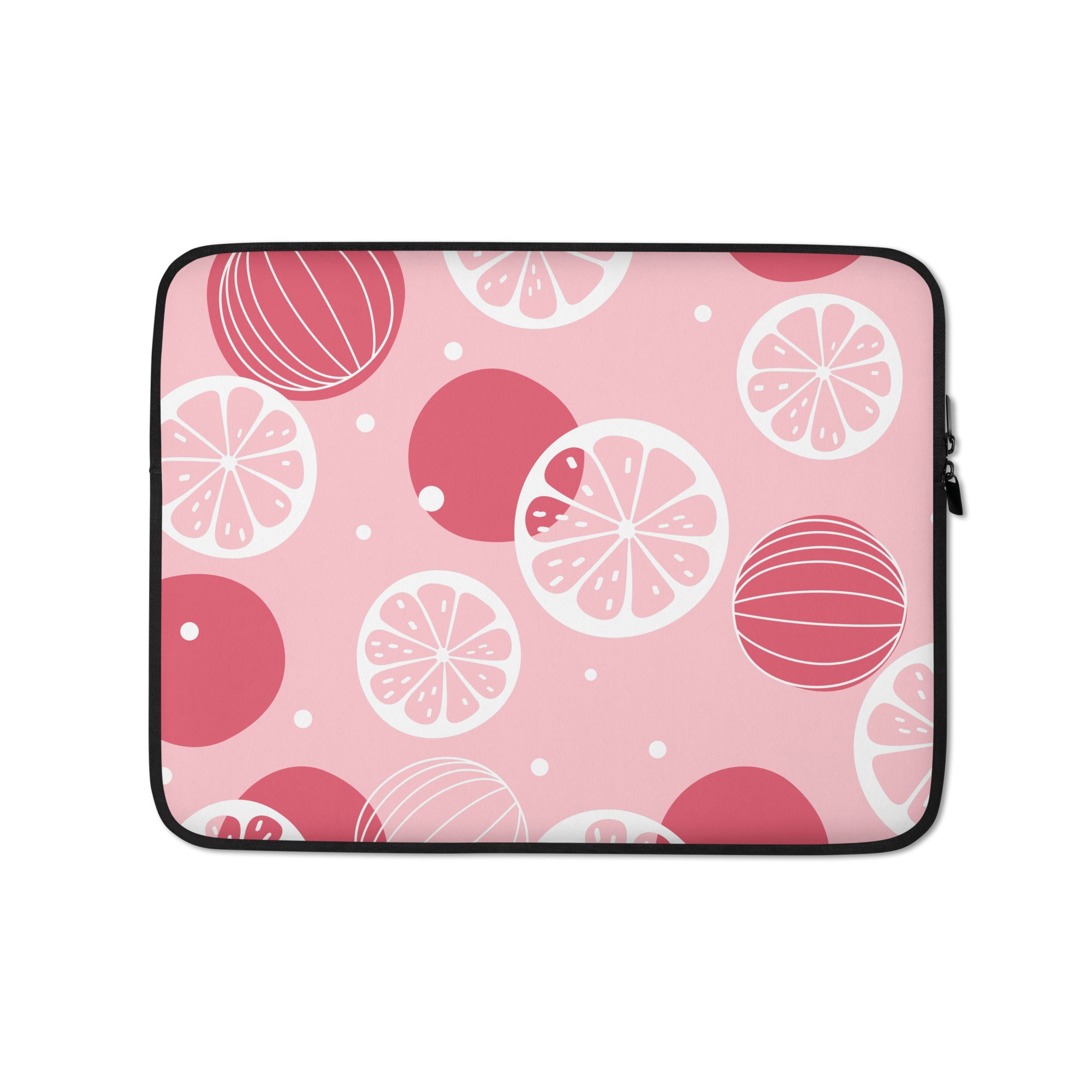 Pink Grapefruit Laptop Sleeve - 13 Inch