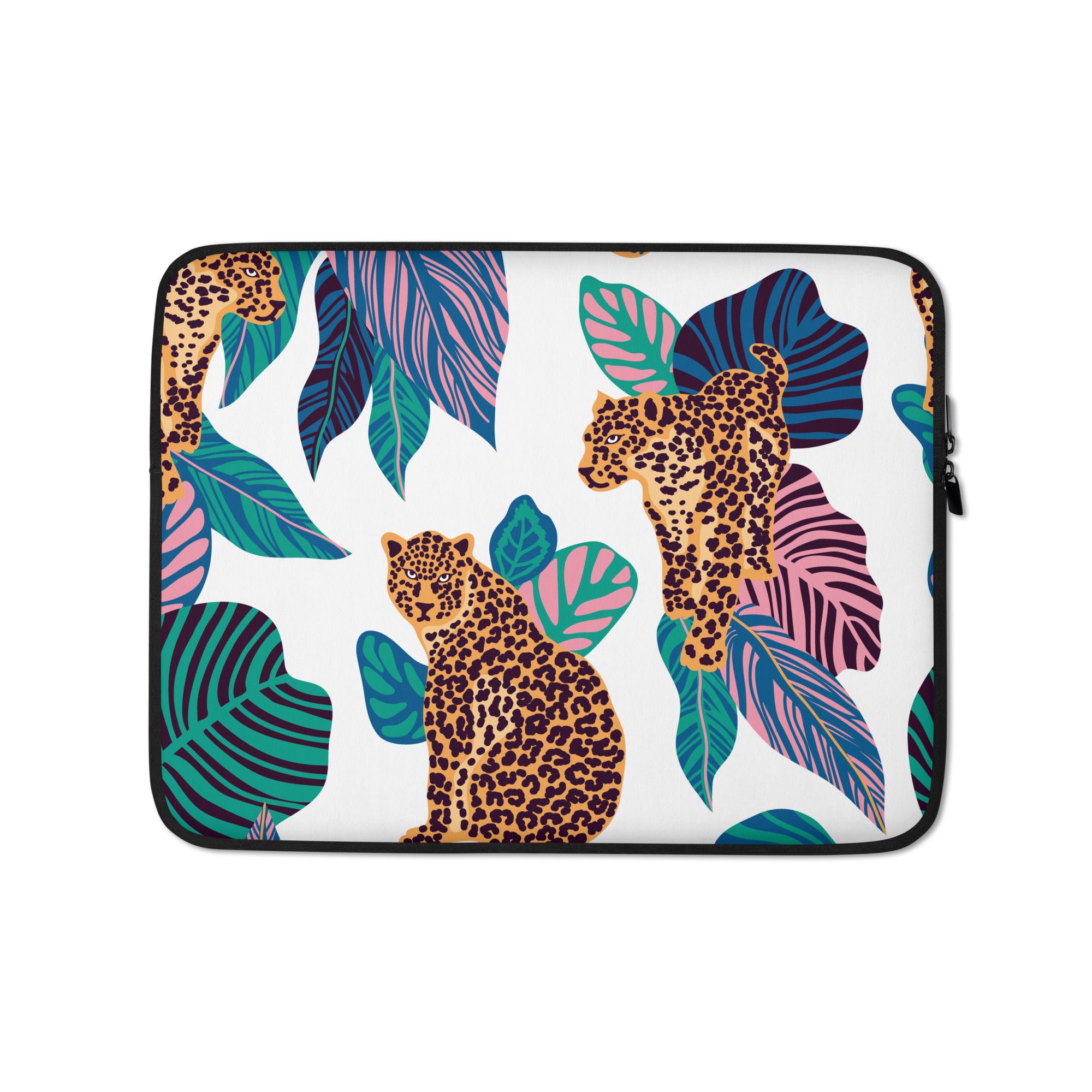 Funky Cheetah Jungle Laptop Sleeve - 13 Inch