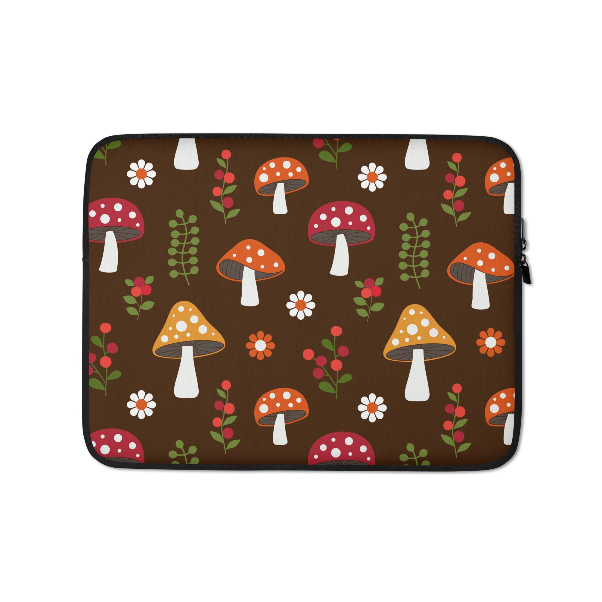 Toadstool Mushroom Laptop Sleeve - 13 Inch