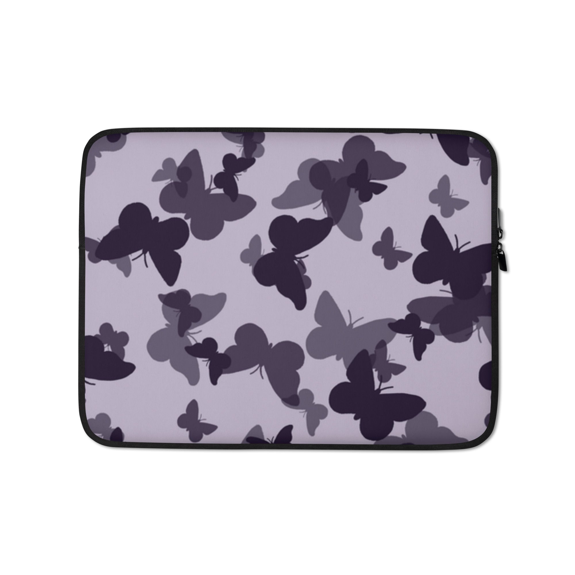 Pale Purple Butterfly Laptop Sleeve - 13 Inch