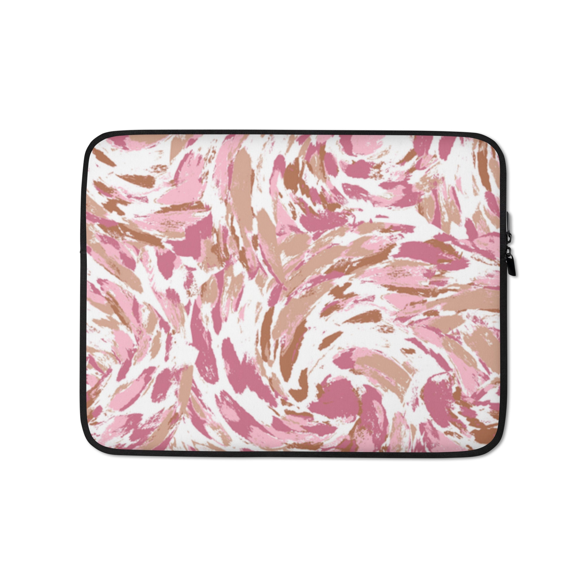 Pink Marble Effect Laptop Sleeve - 13 Inch