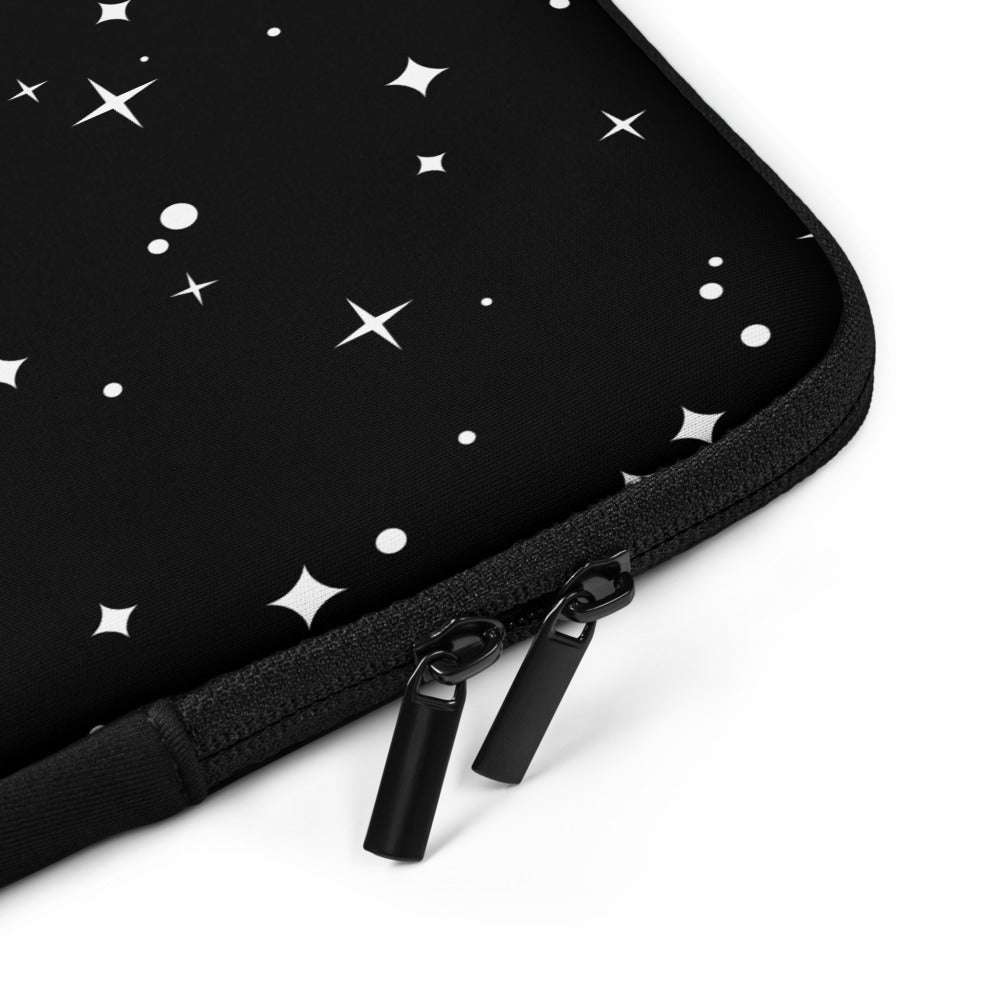 Star Black & White Laptop Sleeve - 13 Inch