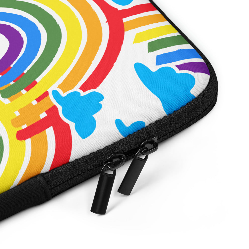 Rainbows & Clouds Laptop Sleeve - 15 Inch