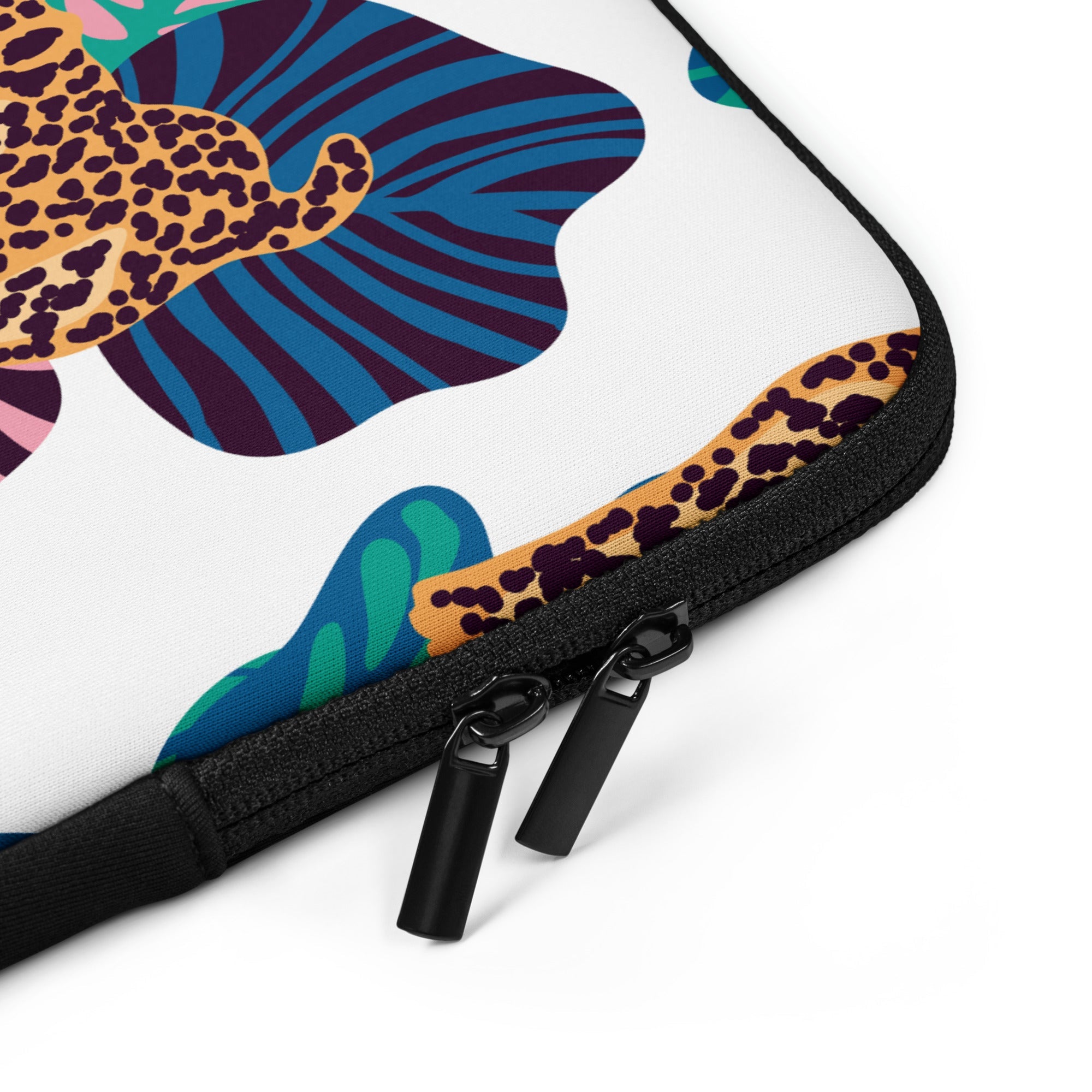 Funky Cheetah Jungle Laptop Sleeve - 15 Inch