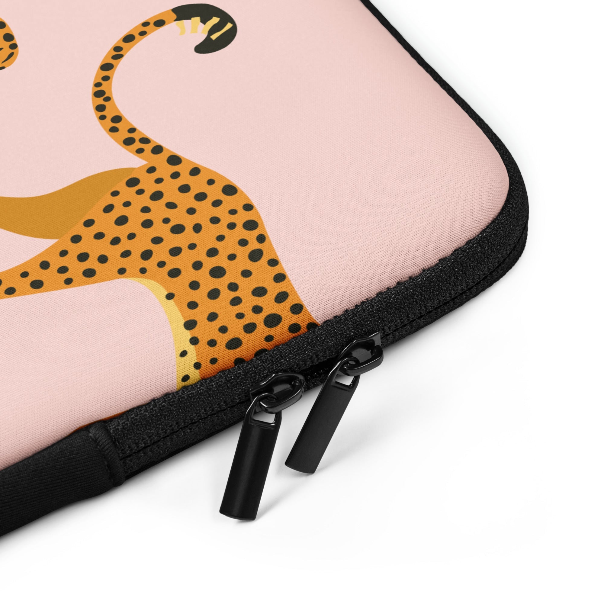 Cute Cheetah Laptop Sleeve - 15 Inch