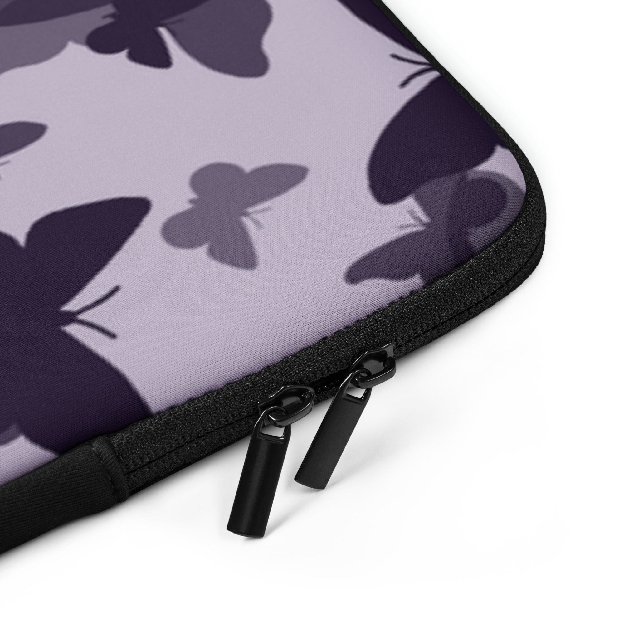 Pale Purple Butterfly Laptop Sleeve - 13 Inch