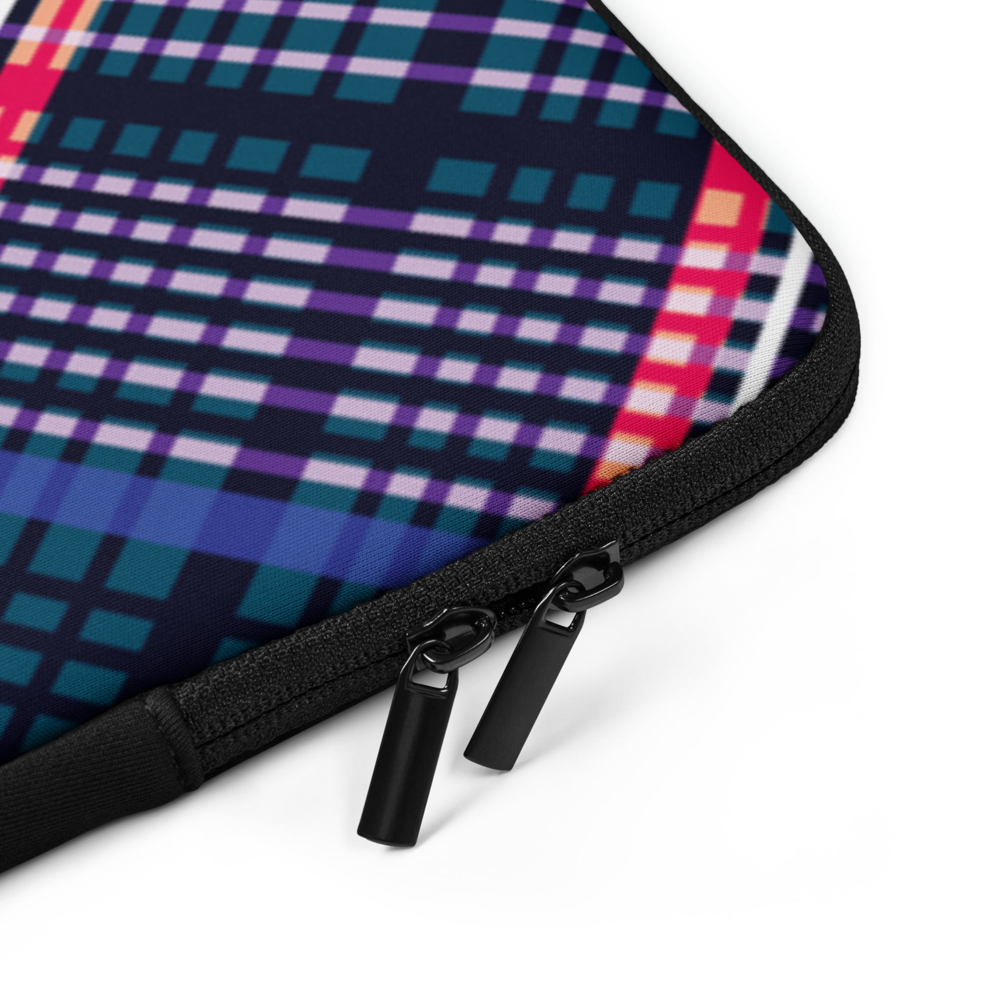 Colourful Tartan Laptop Sleeve - 15 Inch