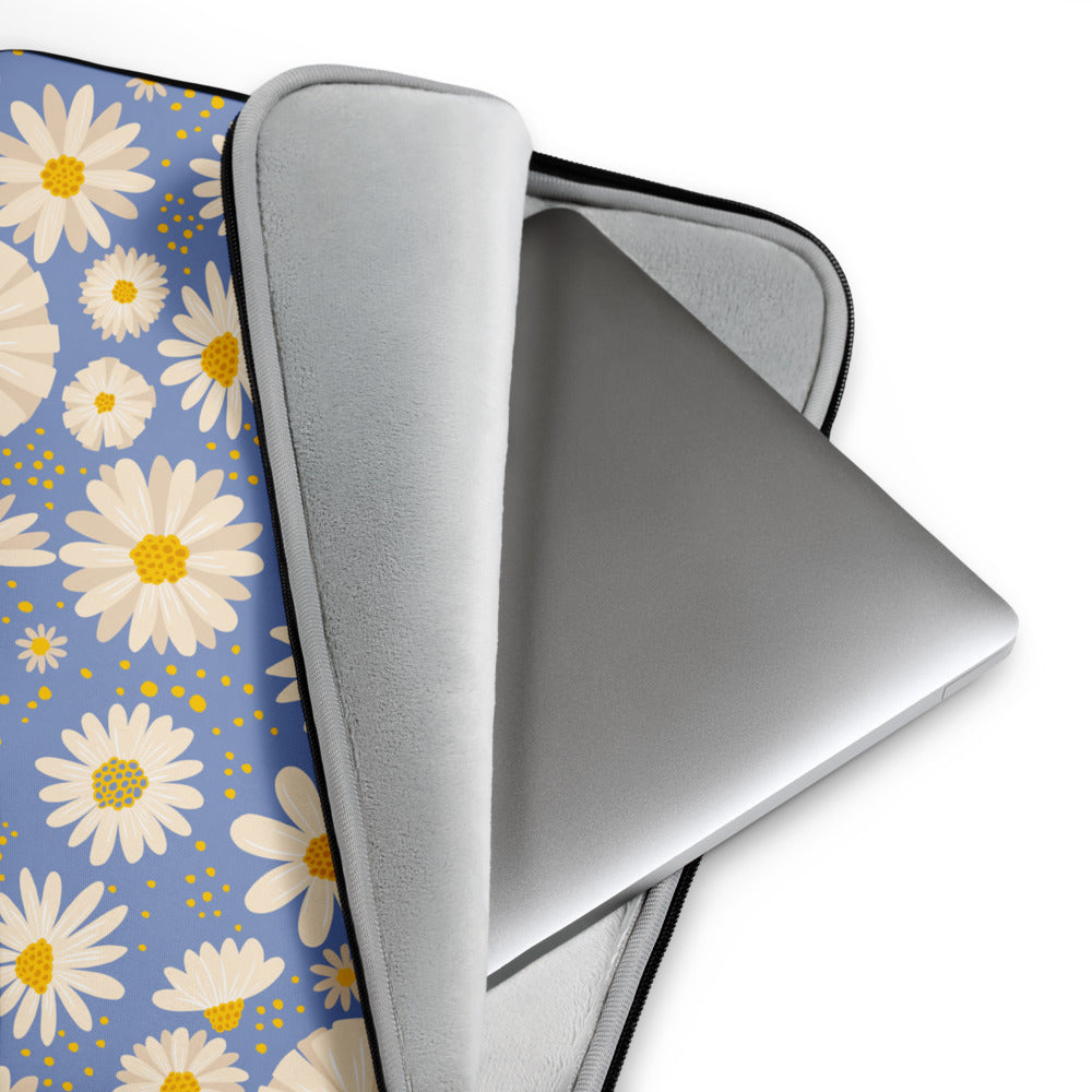 Daisy Floral Laptop Sleeve - 13 Inch