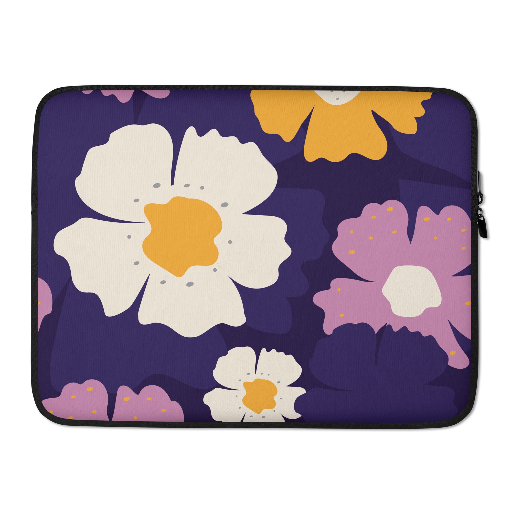 Bright Floral Laptop Sleeve - 15 Inch