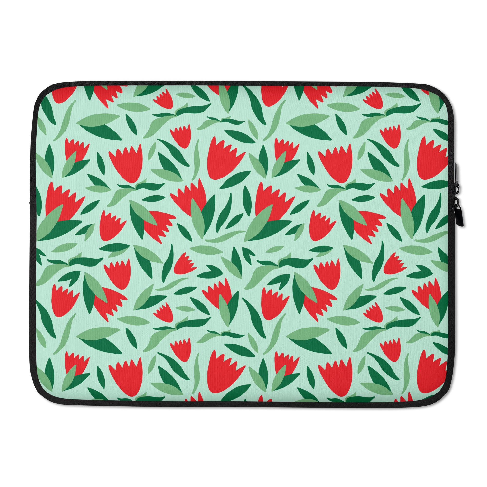 Tulip Floral Laptop Sleeve - 15 Inch