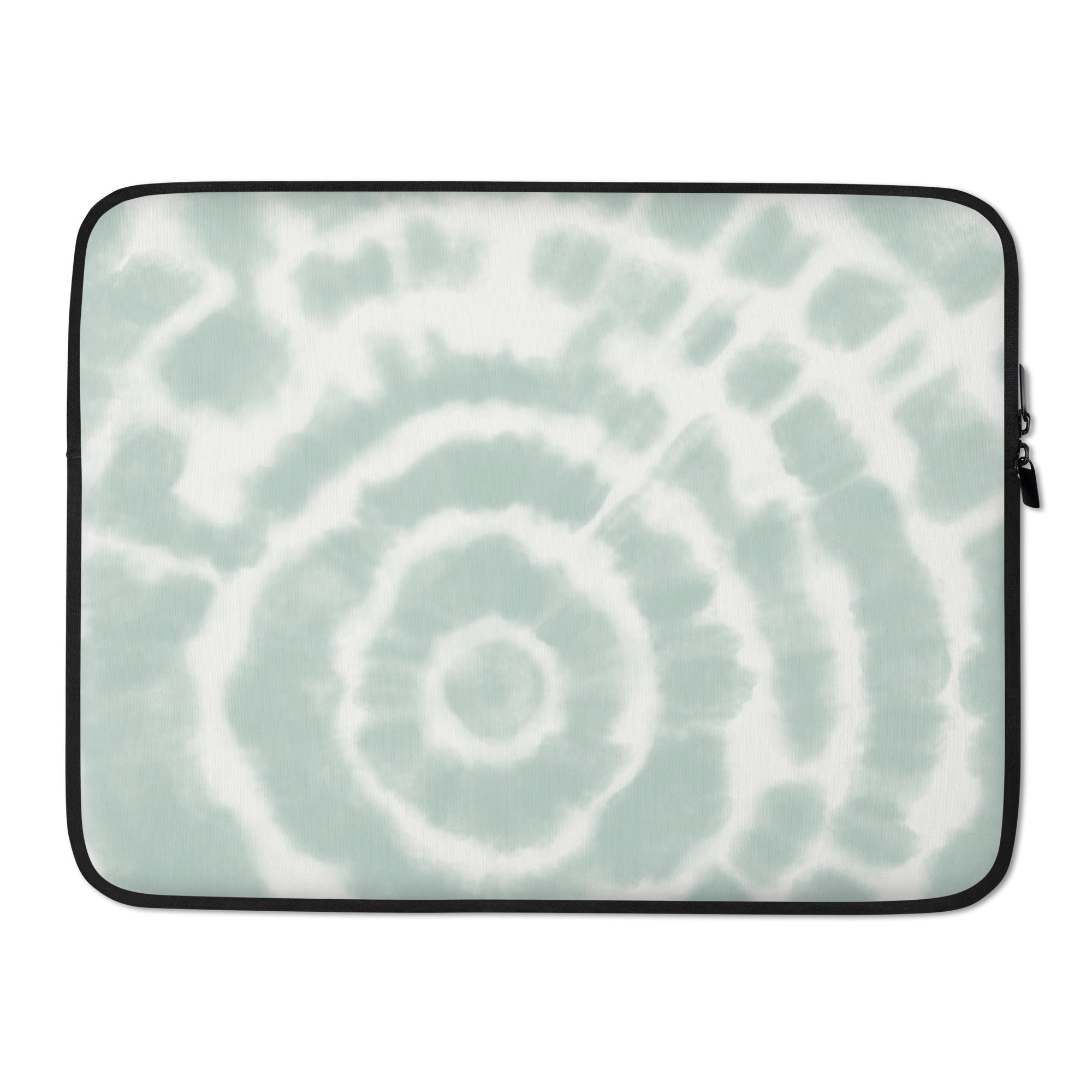 Tie Dye Green Laptop Sleeve - 15 Inch