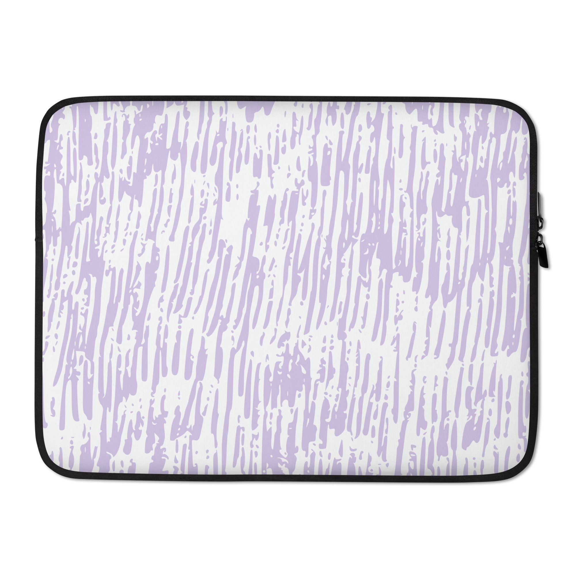 Purple Abstract Lines Laptop Sleeve - 15 Inch