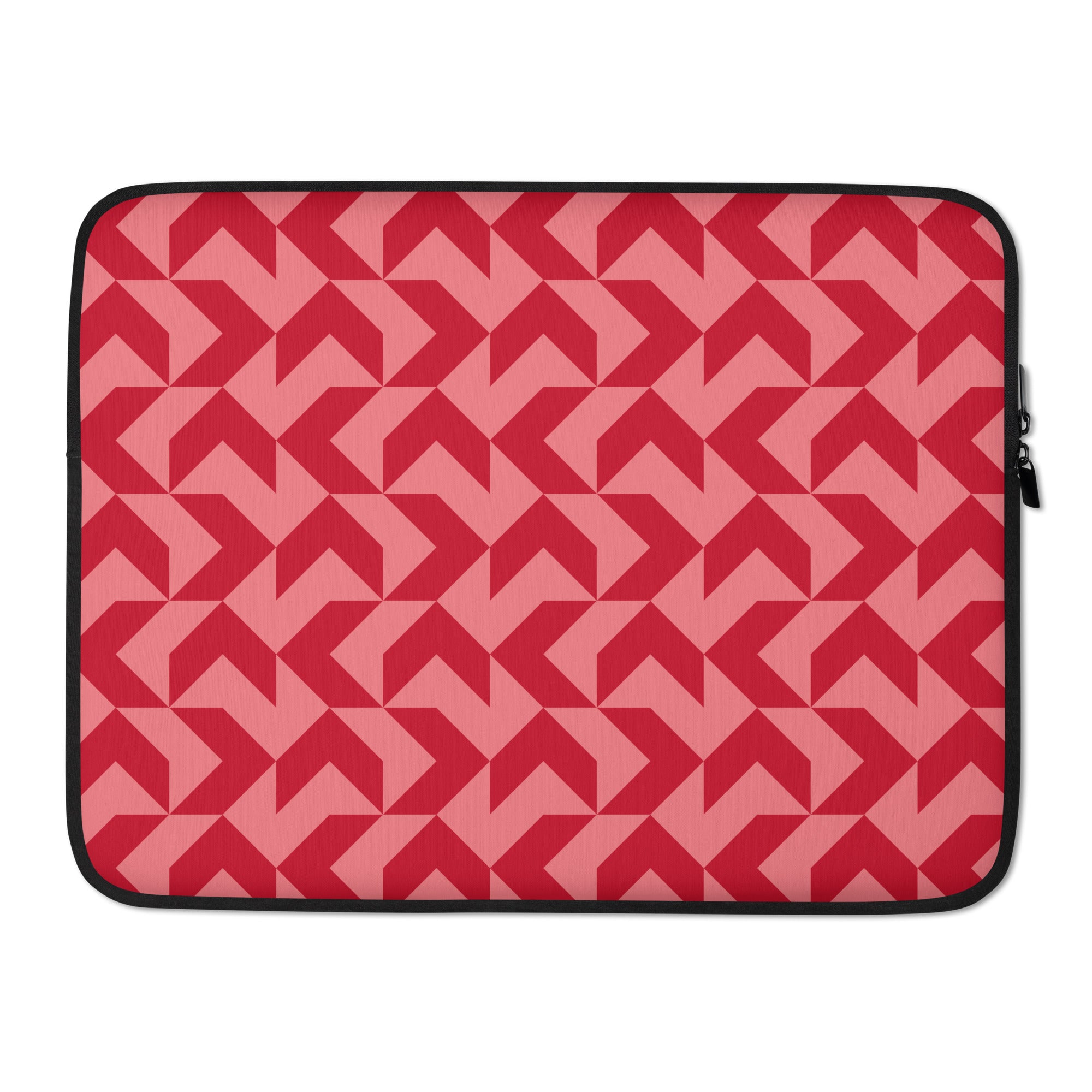 Red Arrow Geometric Laptop Sleeve - 15 Inch