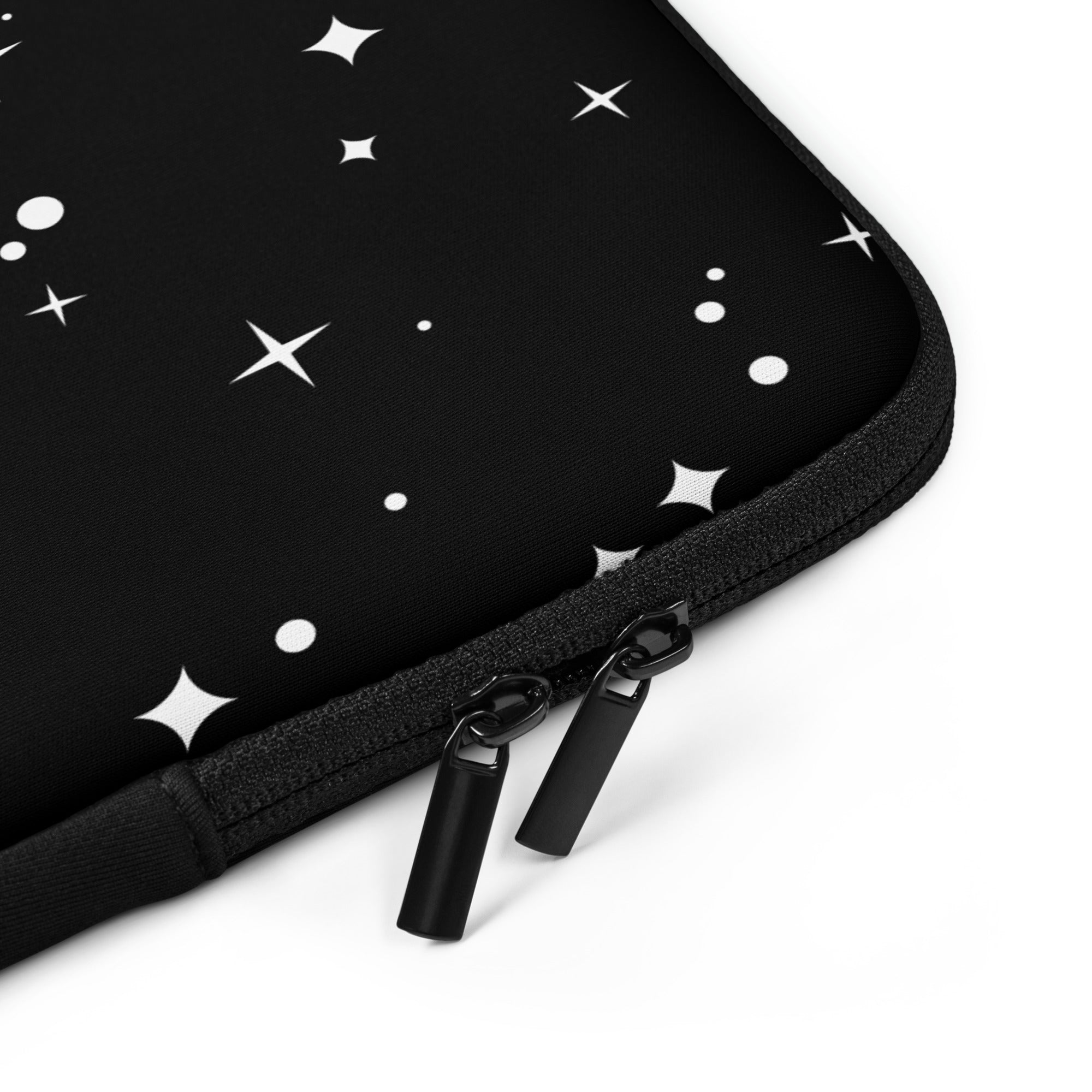 Star Black & White Laptop Sleeve - 15 Inch