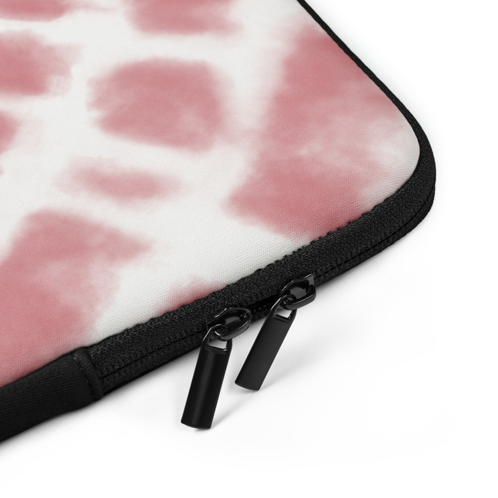 Tie Dye Dusty Pink Laptop Sleeve - 15 Inch