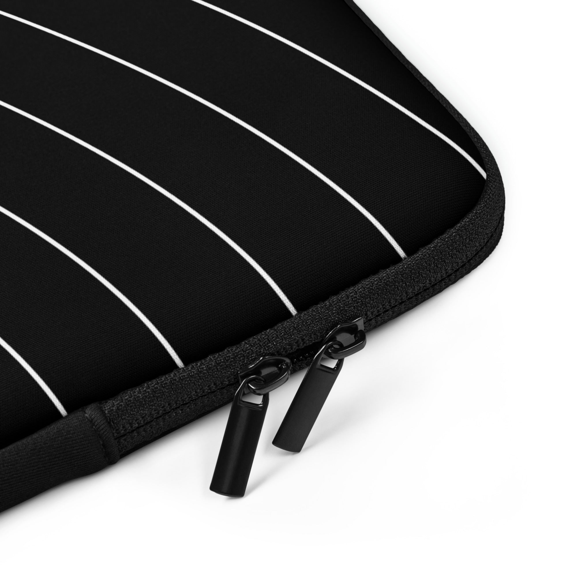 Black & White Waves Laptop Sleeve - 15 Inch