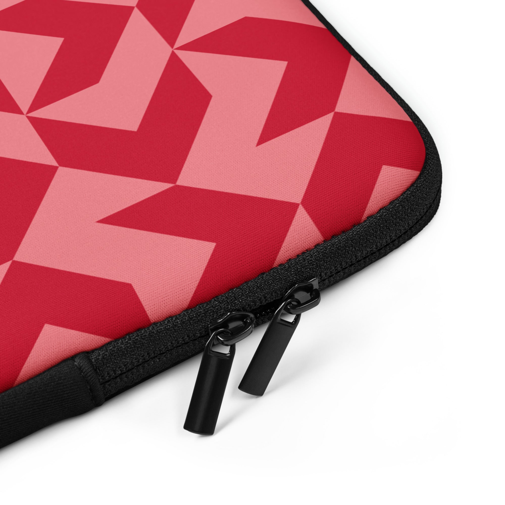 Red Arrow Geometric Laptop Sleeve - 15 Inch