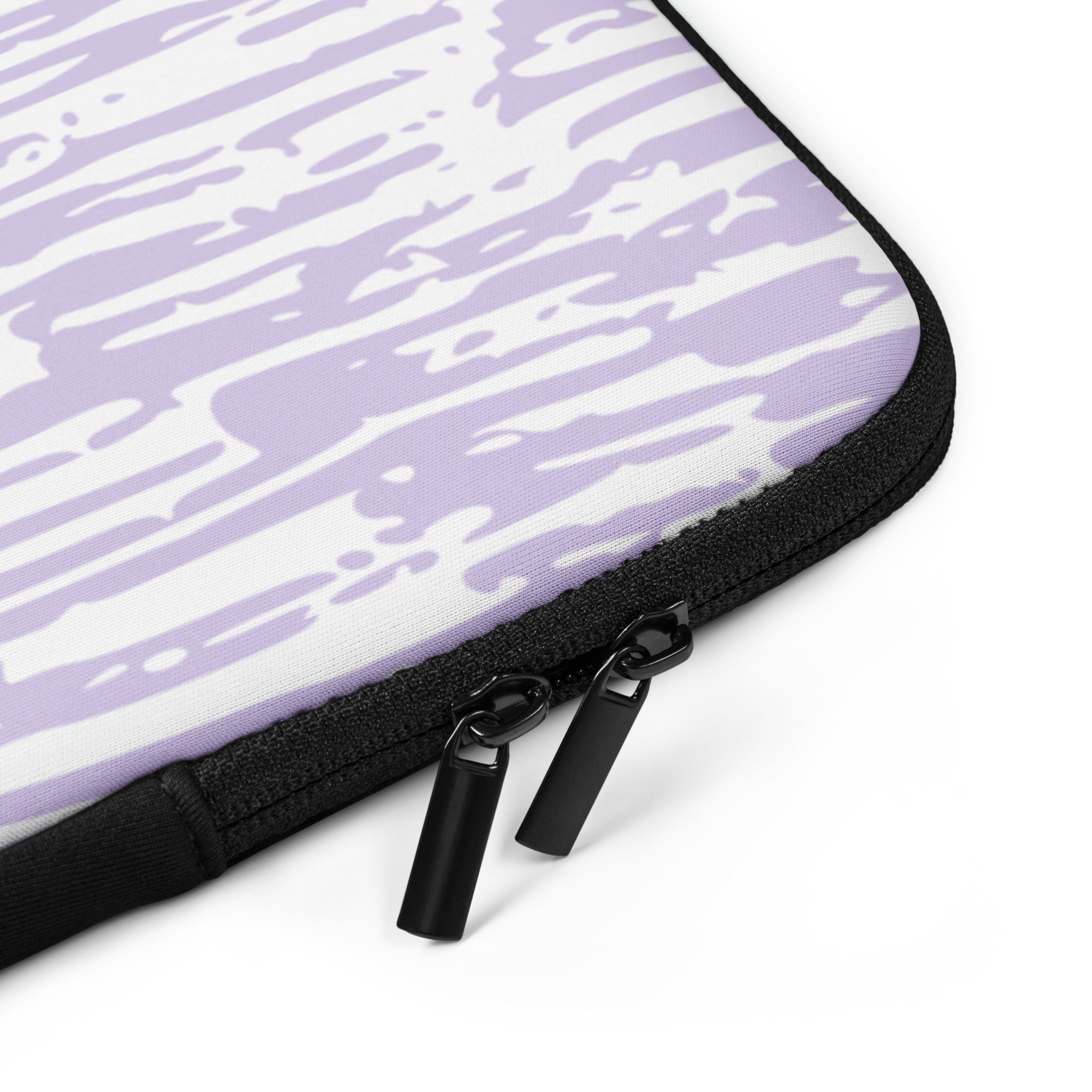 Purple Abstract Lines Laptop Sleeve - 15 Inch