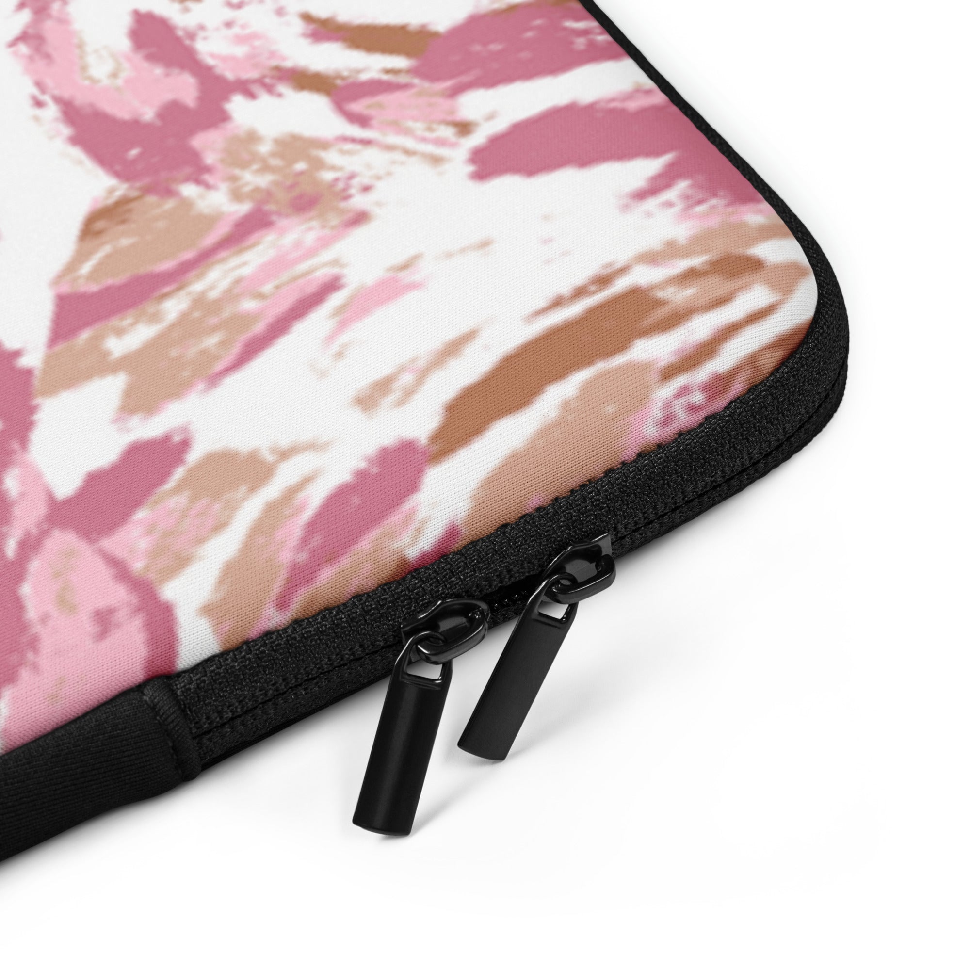 Pink Marble Effect Laptop Sleeve - 13 Inch