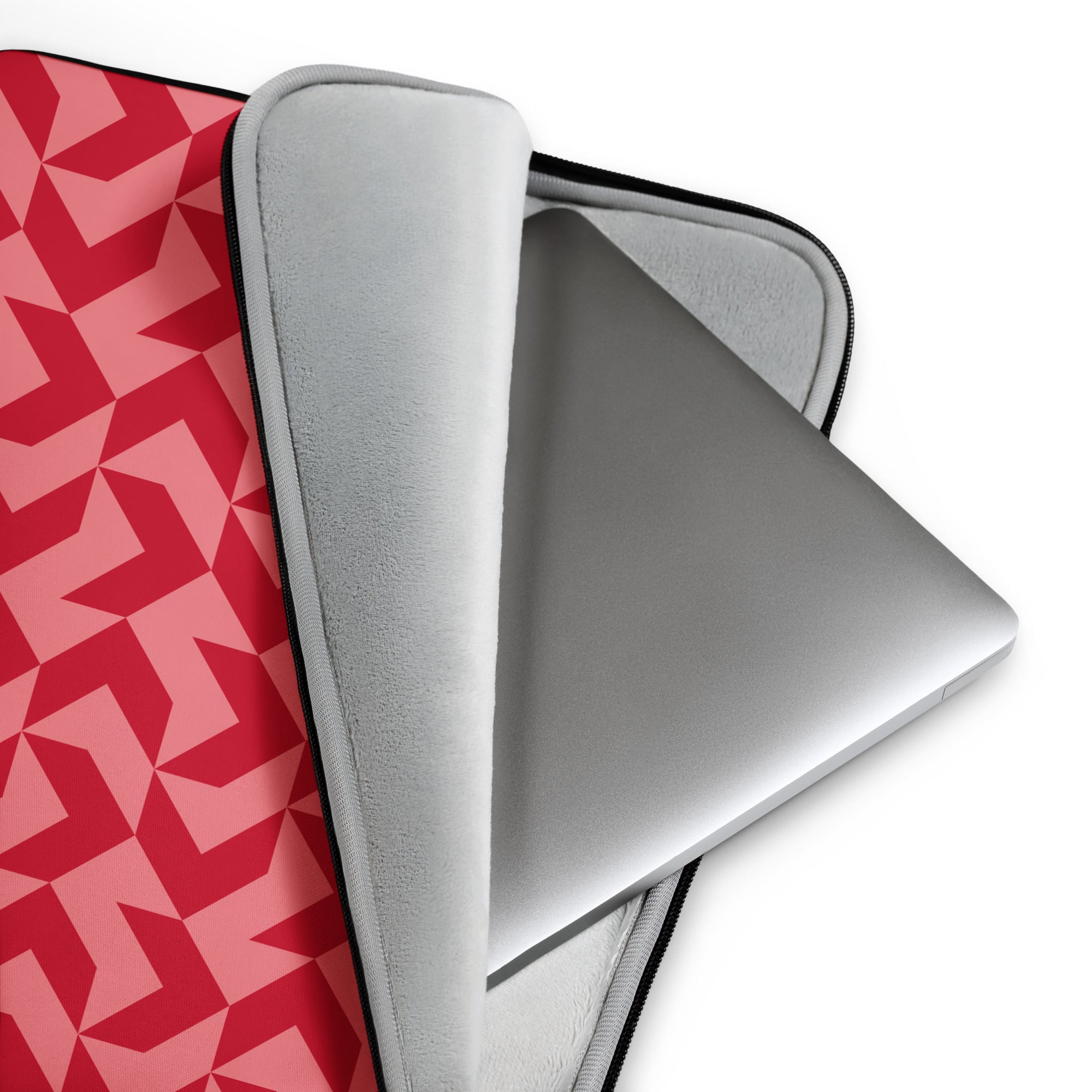 Red Arrow Geometric Laptop Sleeve - 13 Inch